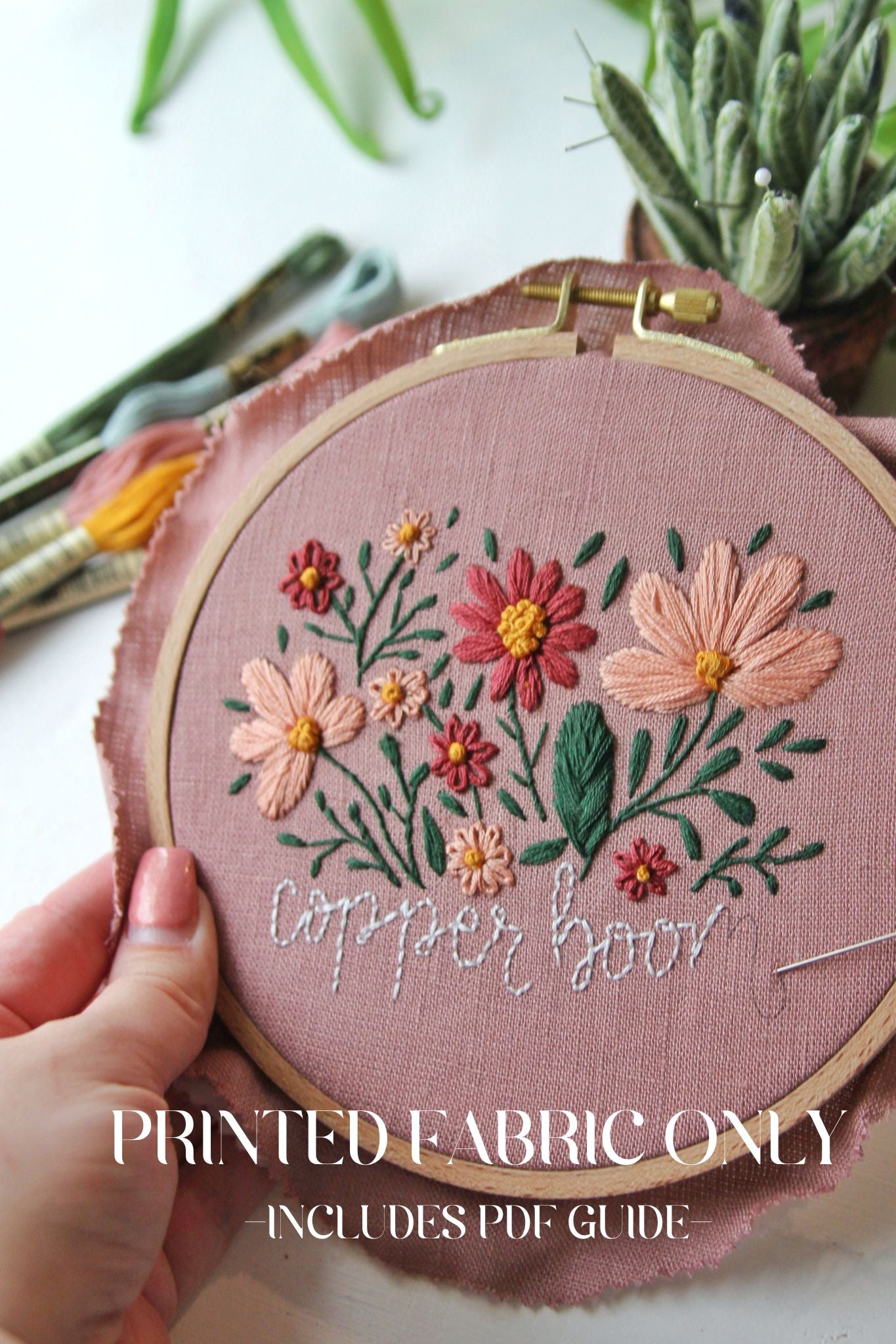 PRINTED FABRIC: Copper Boom