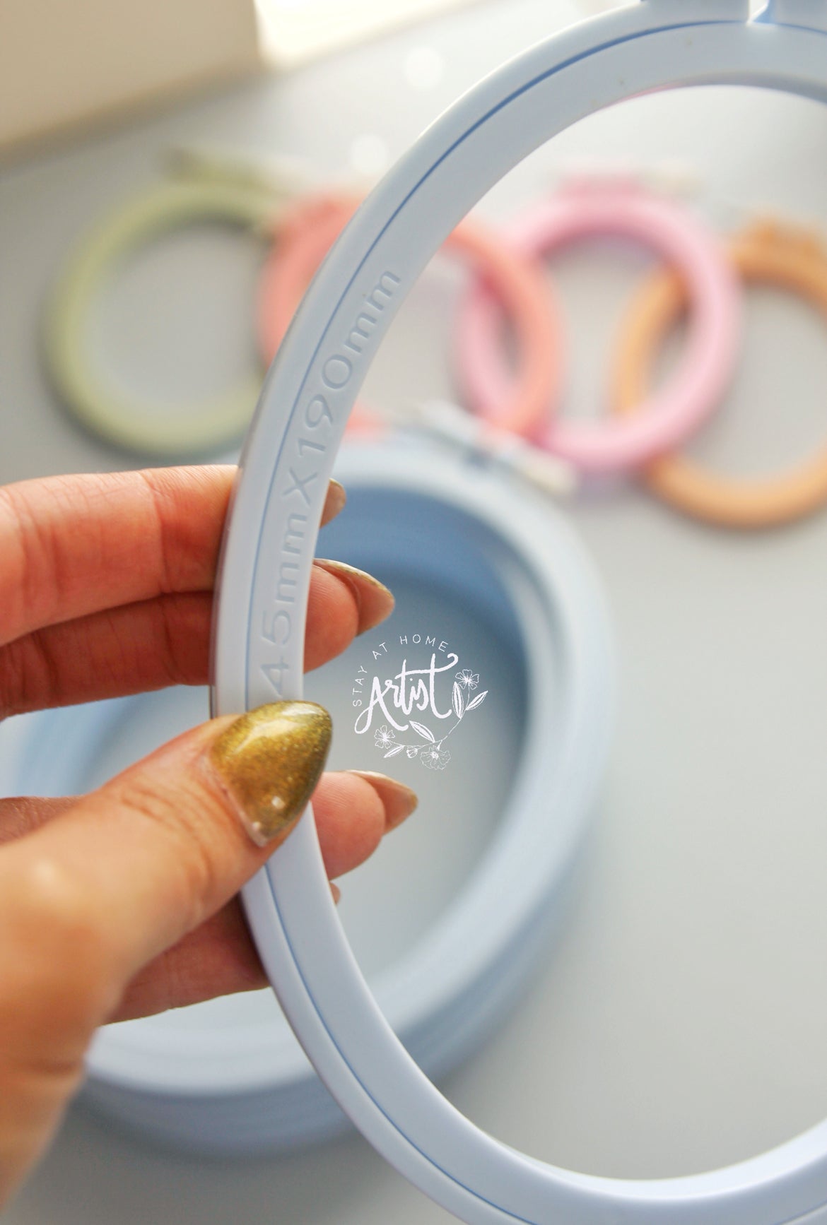 TAUT HOOPS: Soft Sky Blue (Large)