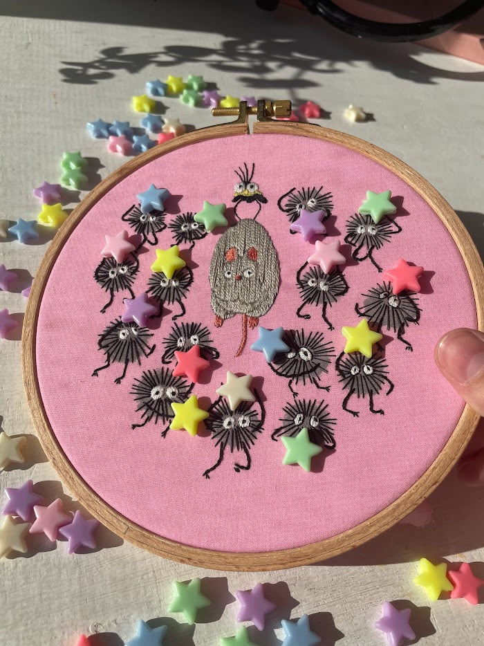 Spirited Away PDF Embroidery Pattern