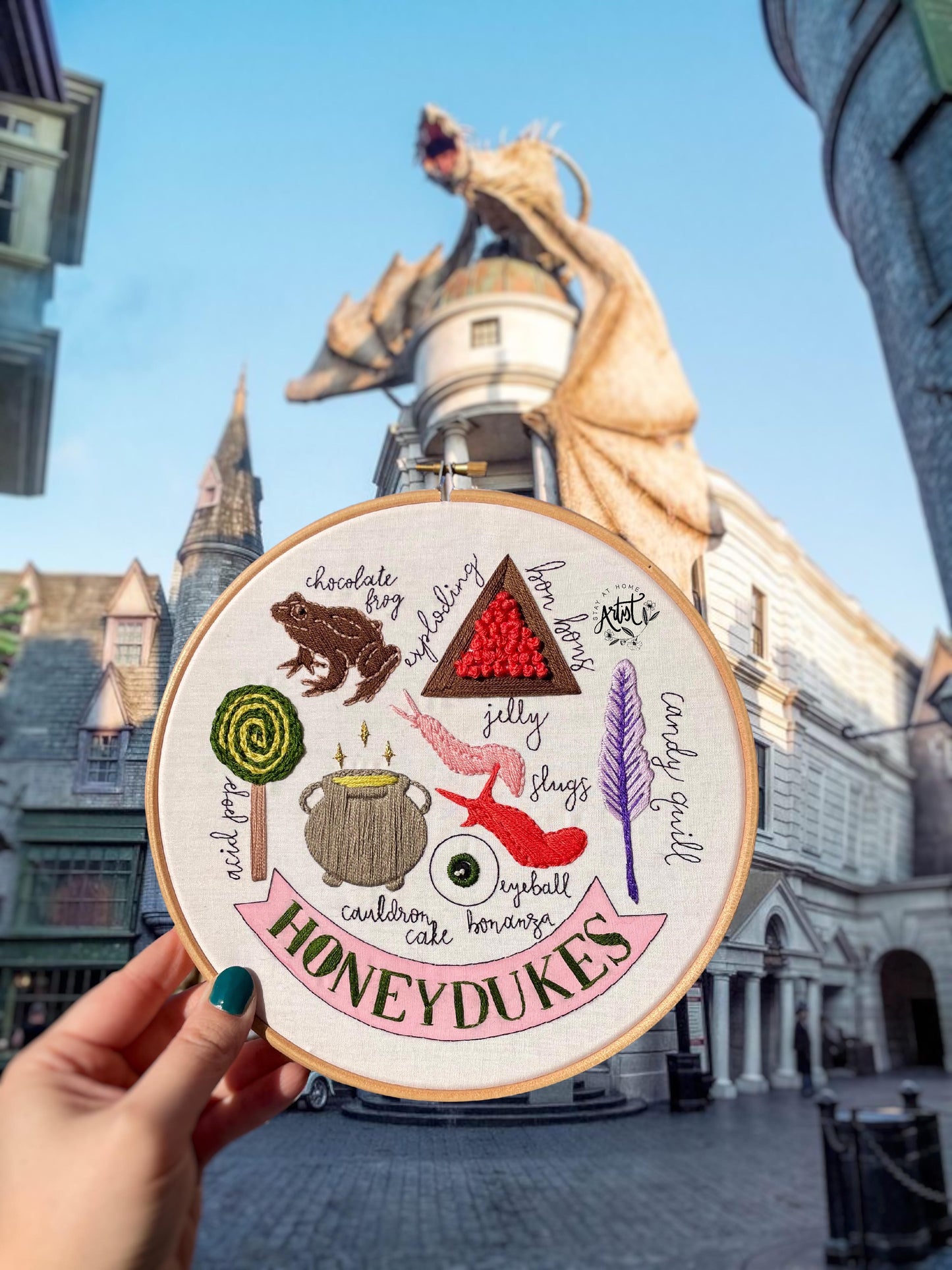 Honeydukes PDF Embroidery Pattern