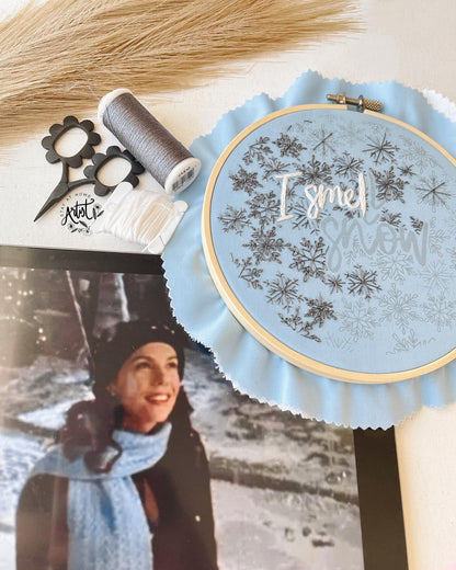 I Smell Snow PDF Embroidery Pattern