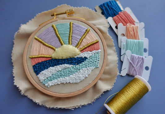PDF-Ruston Sunrise MINI Embroidery Pattern