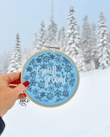 I Smell Snow PDF Embroidery Pattern