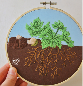 Jackson's Zucchini PDF Embroidery Pattern