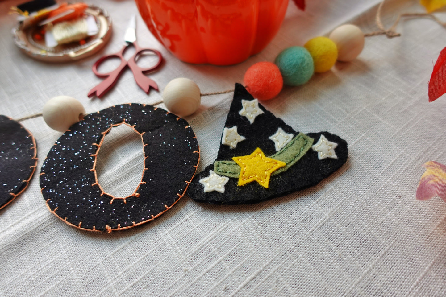 PDF: Boo Halloween Garland