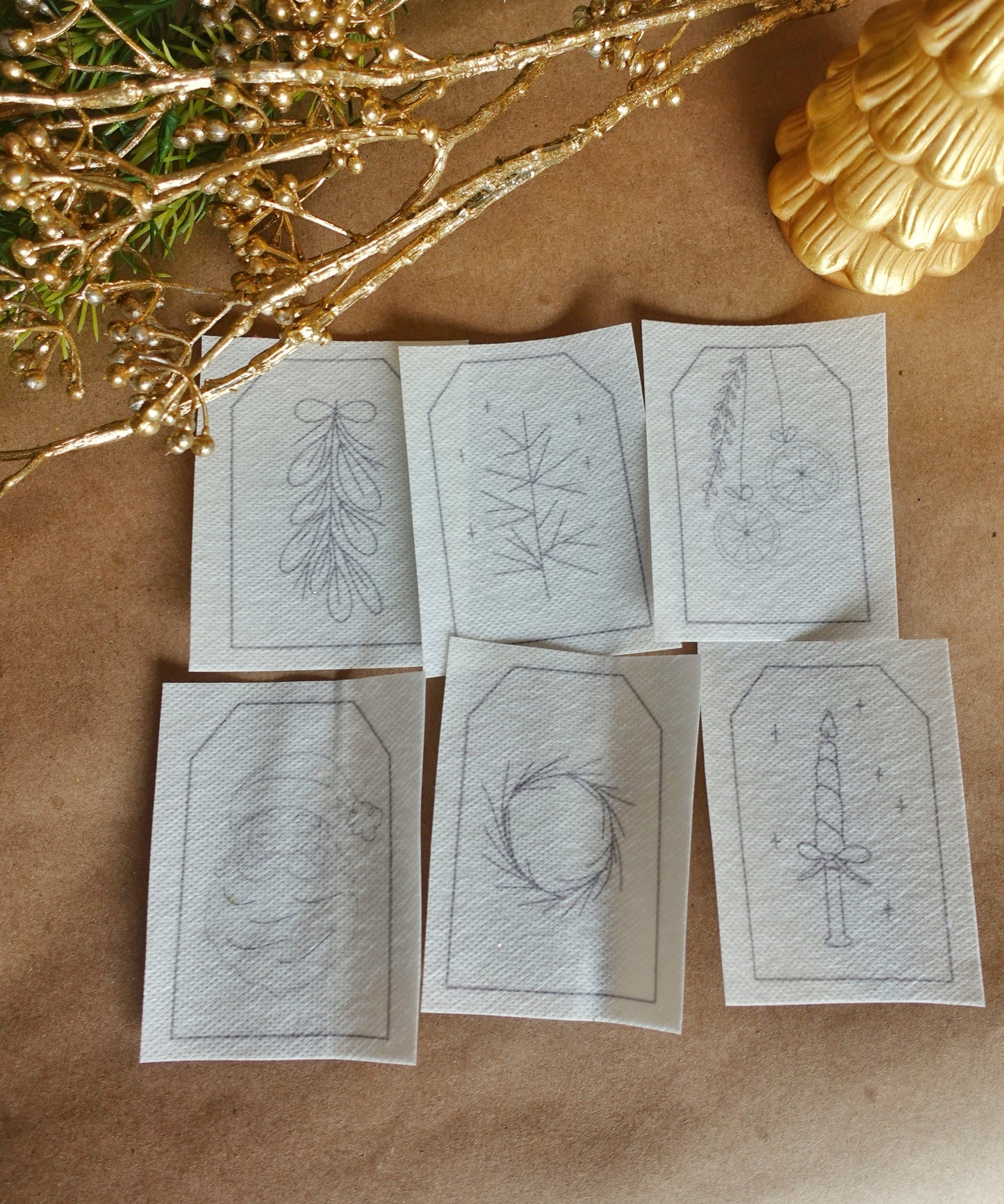 2025 Holiday Tags Stick N Stitch Pack