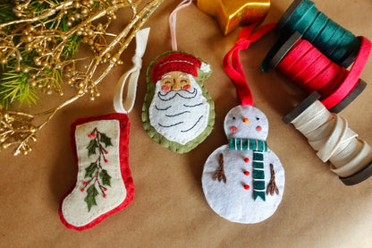 PDF: ALL THREE 2025 Felt Ornaments Pack