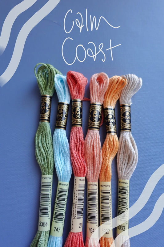 Calm Coast Thread Palette