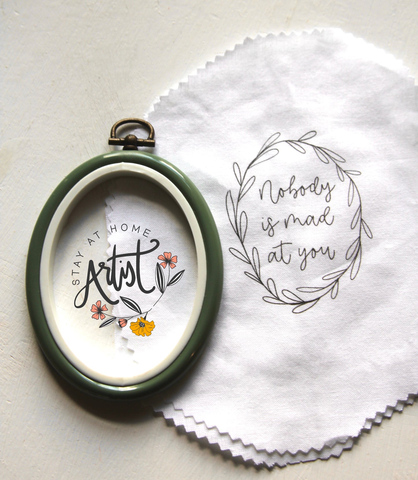 Nobody Is Mad At You PDF Embroidery Pattern
