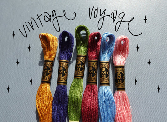 Vintage Voyage Thread Palette