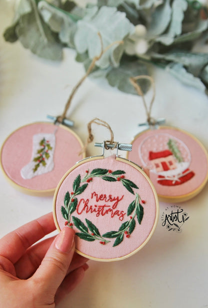 Christmas Ornaments Full PDF Embroidery Pattern