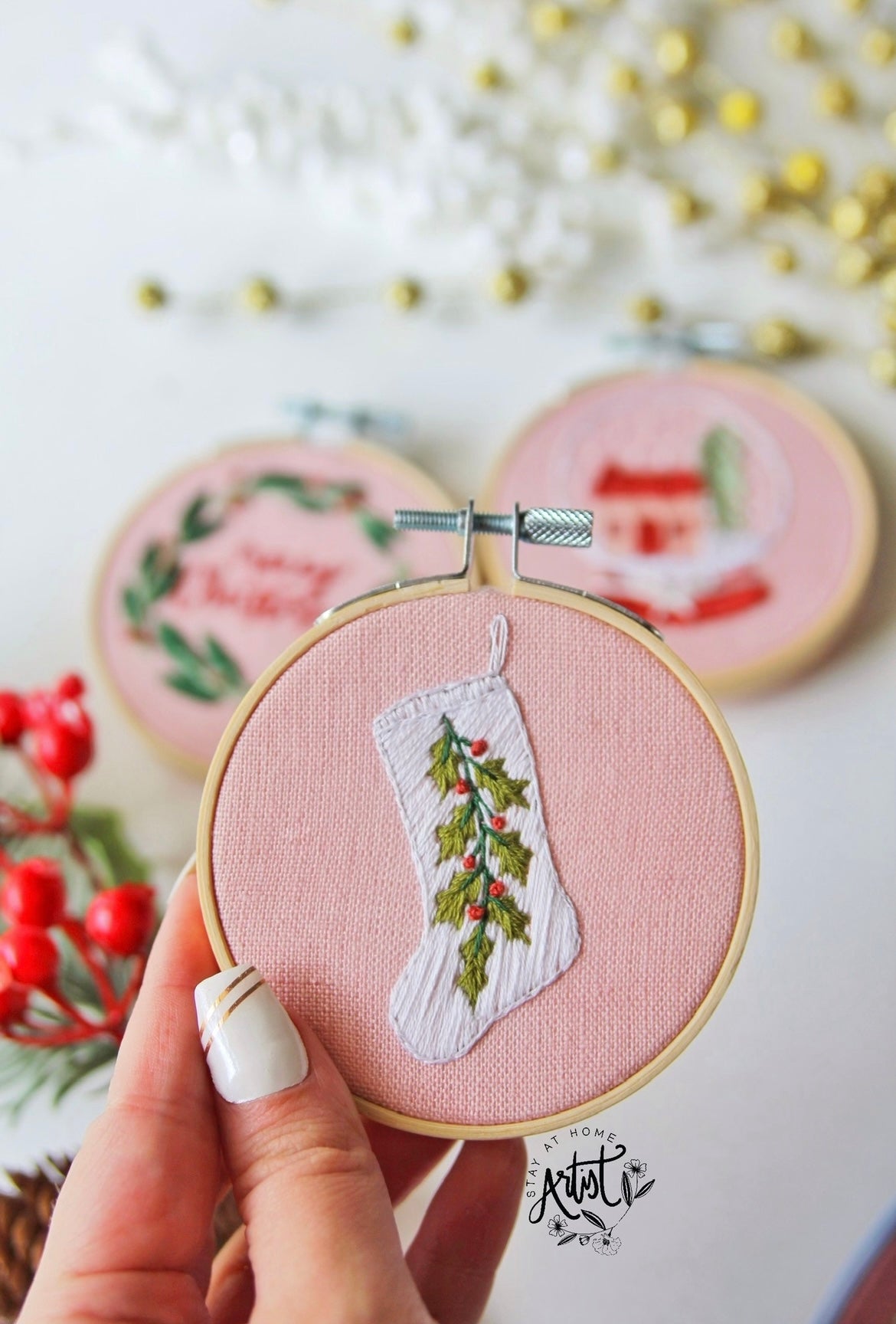 Christmas Ornaments Full PDF Embroidery Pattern