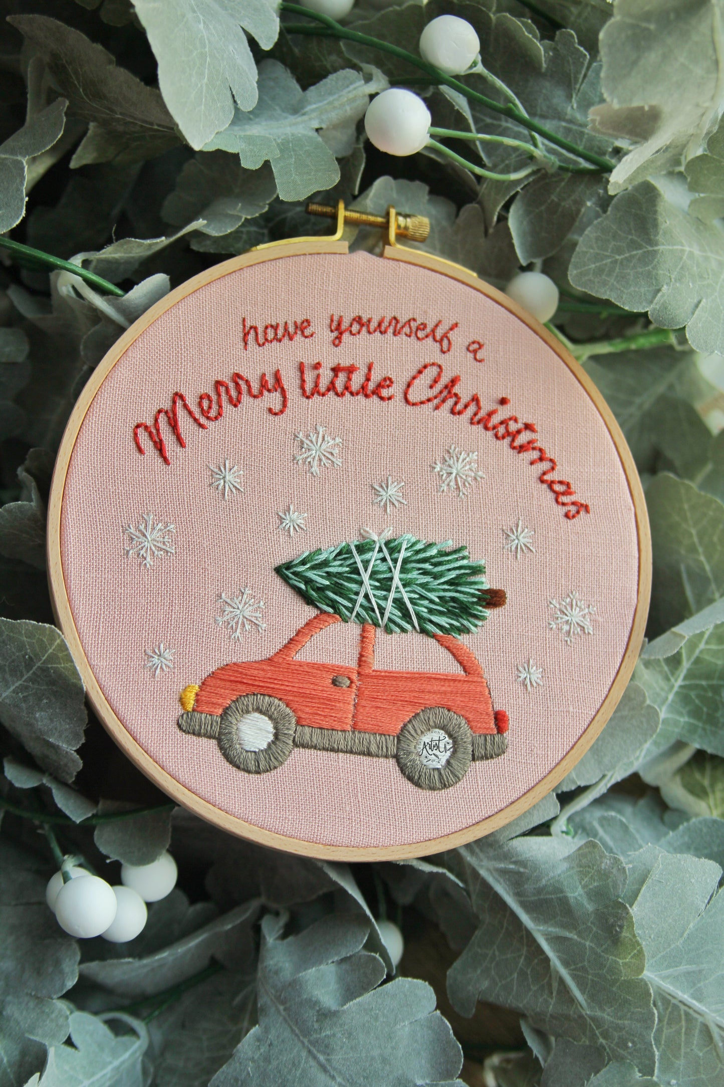 PDF-Have Yourself A Merry Little Christmas Embroidery Pattern