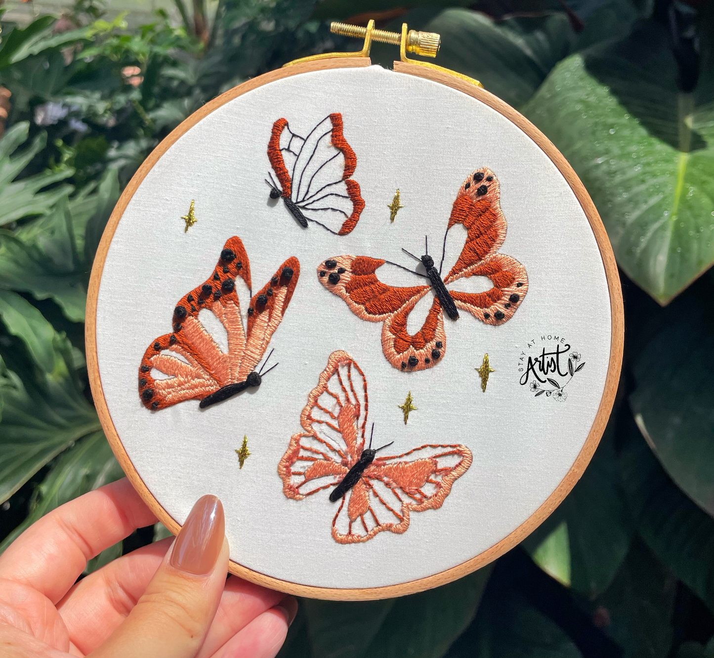 Magic Butterflies PDF Embroidery Pattern
